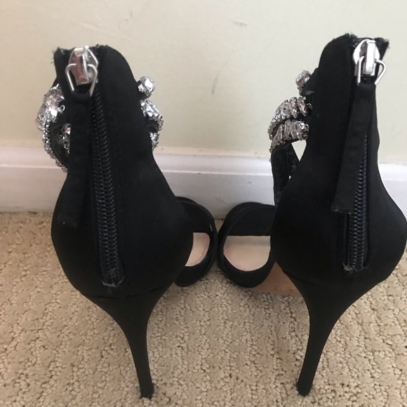 Betsy Johnson Satin Embellishment High Heel Sandal - Picture 7 of 7